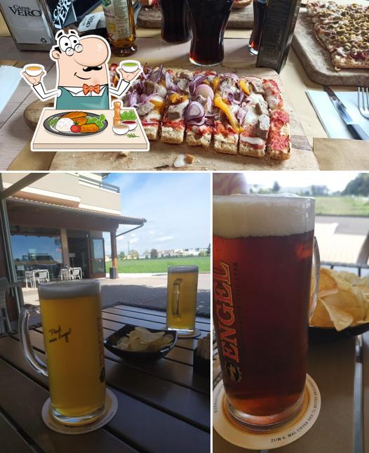 Dai un’occhiata alla foto che mostra la cibo e birra di Bar Alla Rotonda