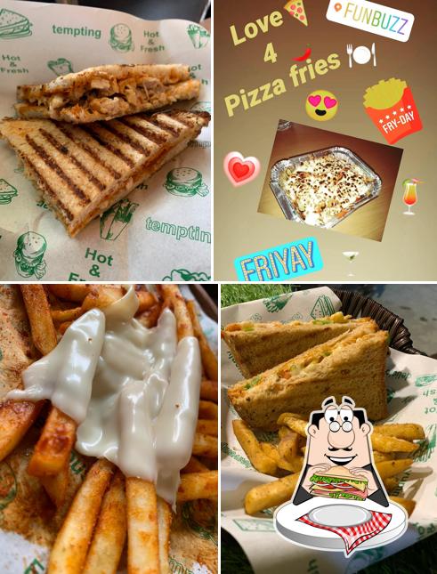Order a sandwich at Funbuzz
