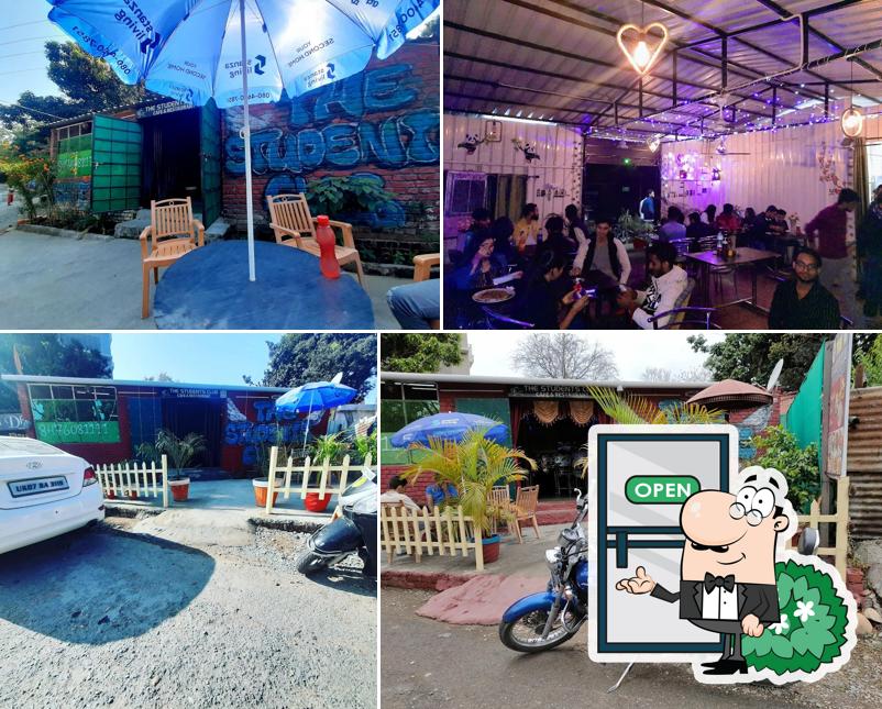 Check out how THE STUDENT'S CAFE/RESTAURANT looks outside