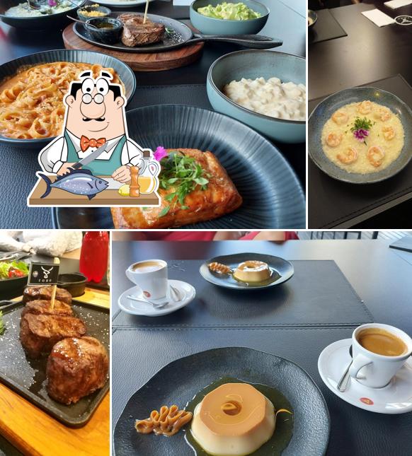 Salmão grelhado em Toro Parrilla e Bar