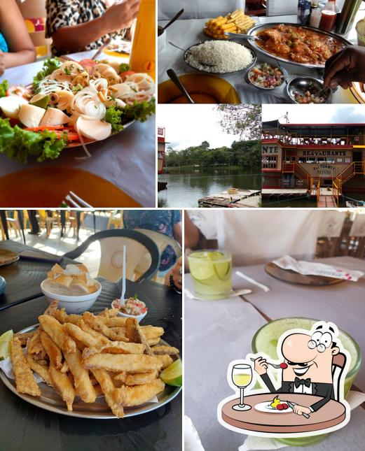 Platos en Restaurante Flutuante Netuno