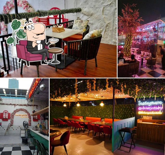 The interior of The Beer Garden Noida Best Restaurant in Noida