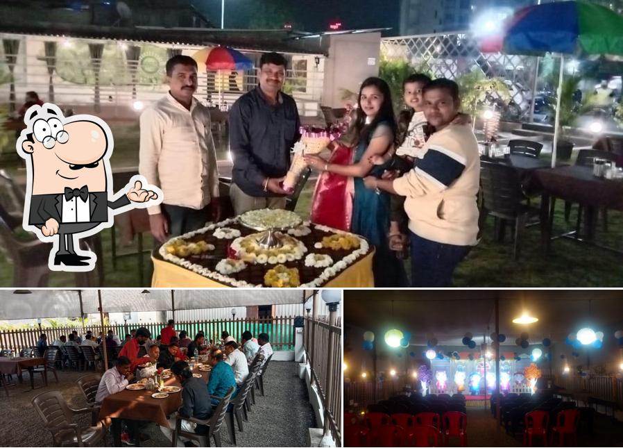 The interior of New Ruchira Family Garden Restaurant (Veg & Nonveg)