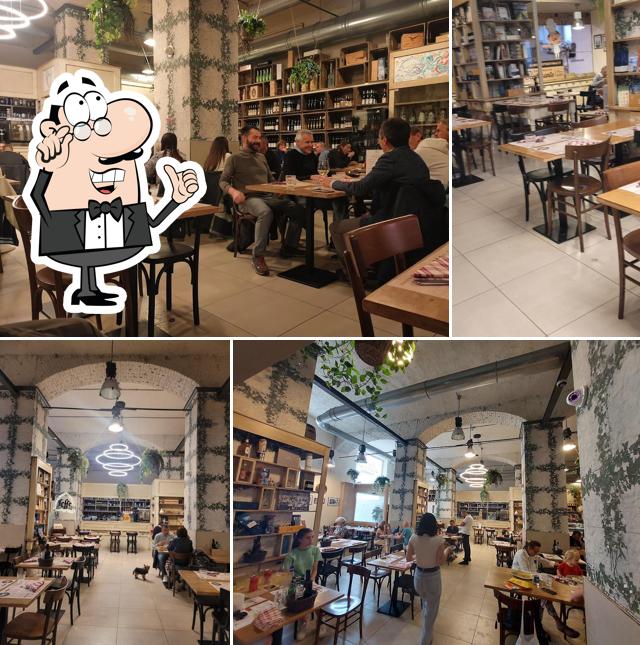 Gli interni di Al Bistrot dei Vinai