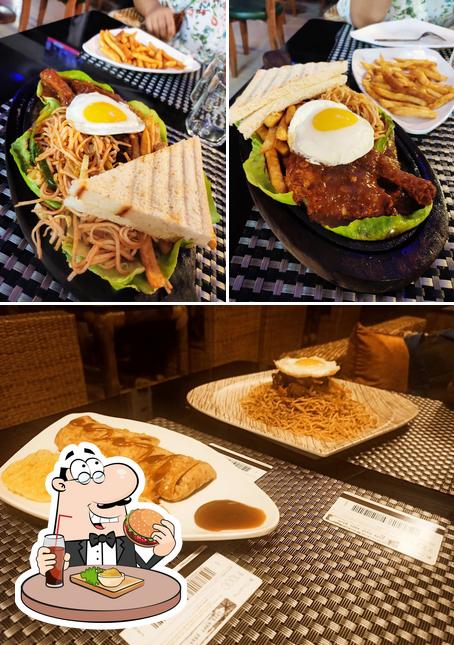 Get a burger at Barua Brew and Cafe