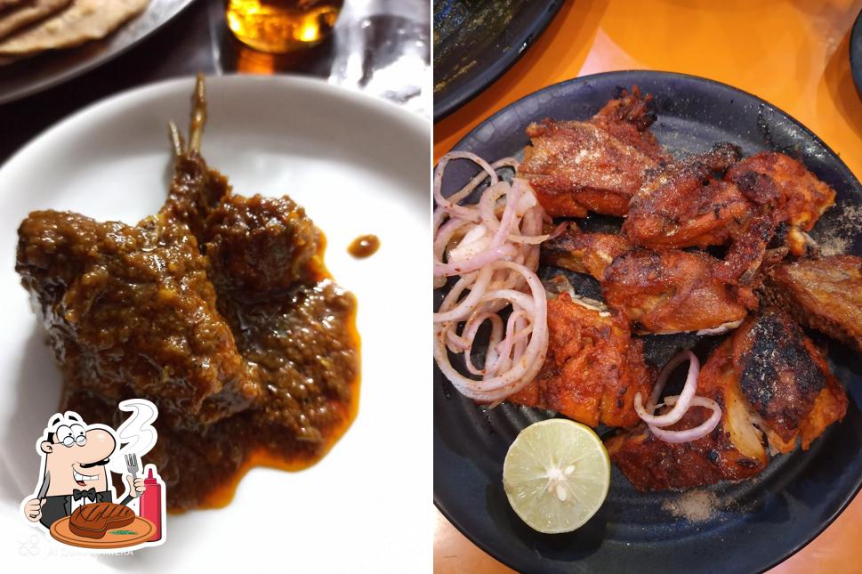 CHAMPARAN VEG NON VEG POINT provides meat dishes