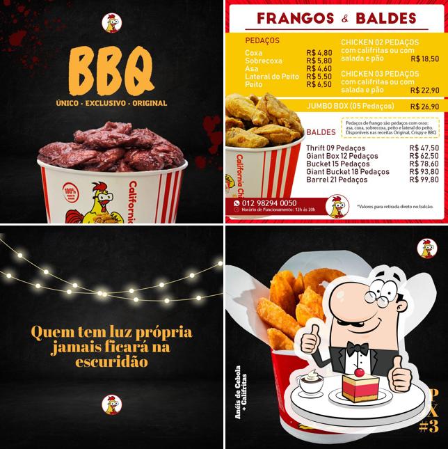 Peça uma das sobremesas