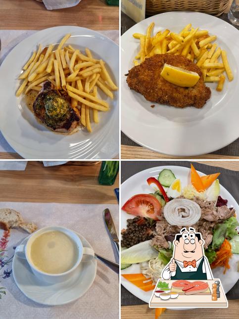 Fish and chips al Gasthof Löwen