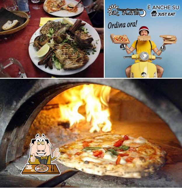 Prova una pizza a IL PATIO PIZZERIA OSTERIA ALBERGO DI CAPRA BARBARA