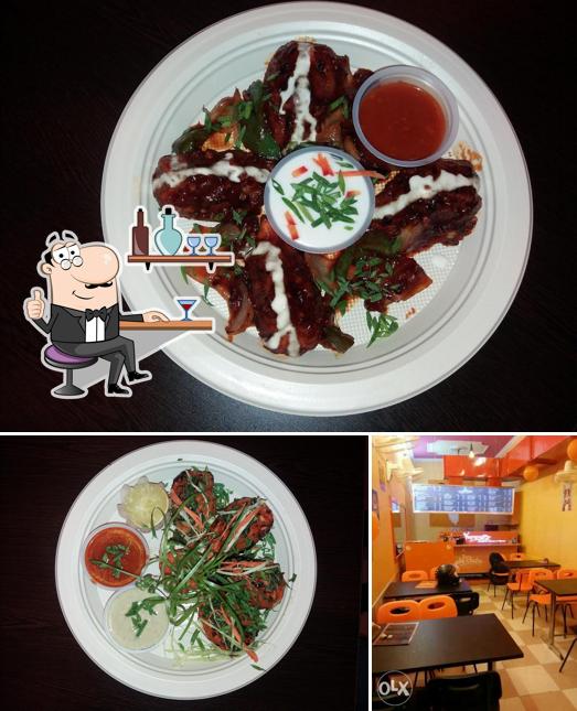 The interior of Foody Baba