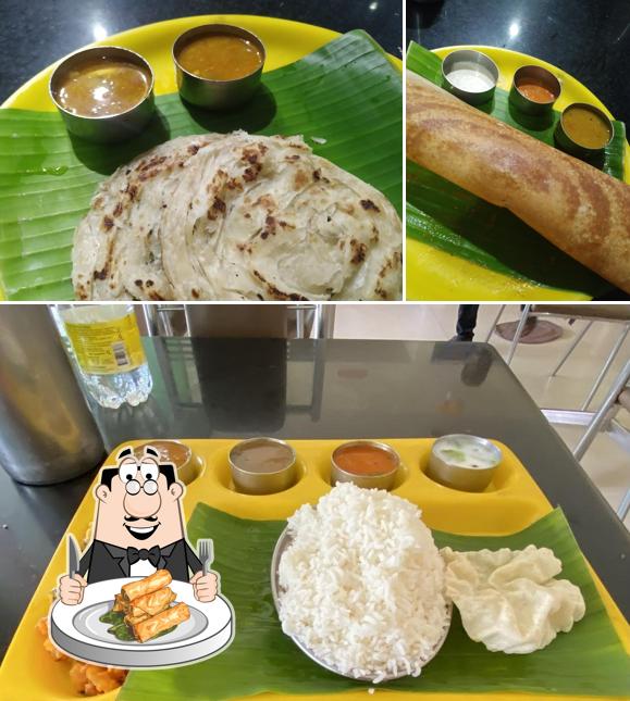 Spring rolls at Hotel carnival Velankanni