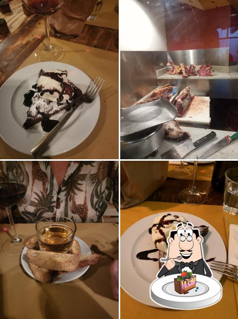 Torta al cioccolato al La Congiura Bisteccheria