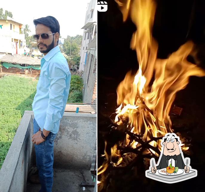 Food at Somnath Dhaba