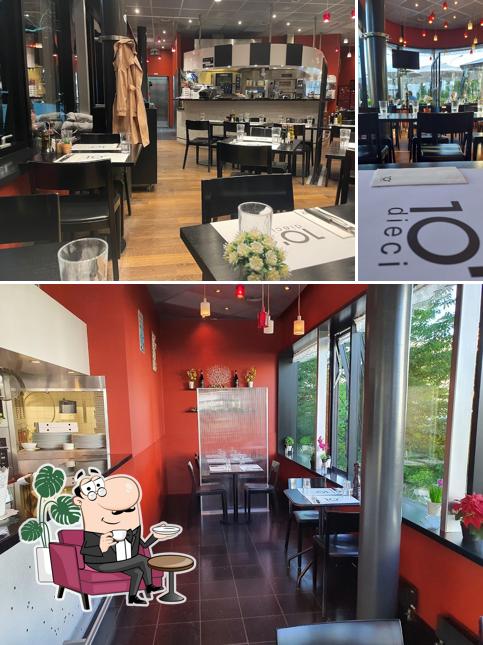 Gli interni di dieci Pizza&Pasta Dietlikon