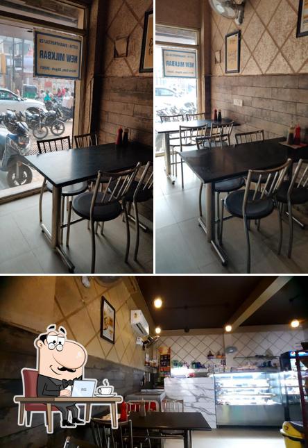 The interior of Milkbar Khirni Gate