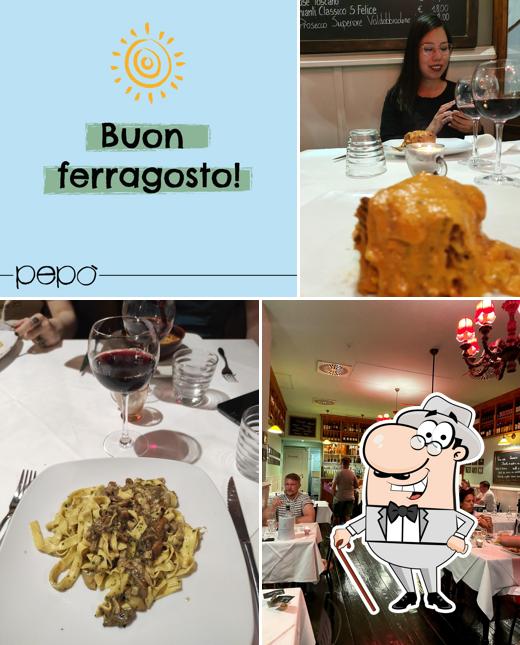 Gli esterni di Osteria Pepò