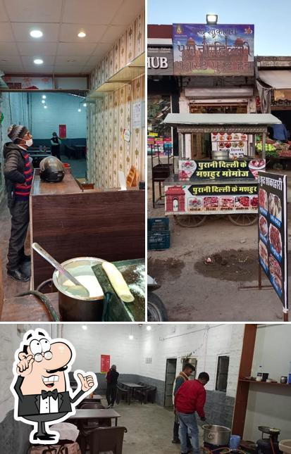 The interior of Purani Delhi FastFood Hub