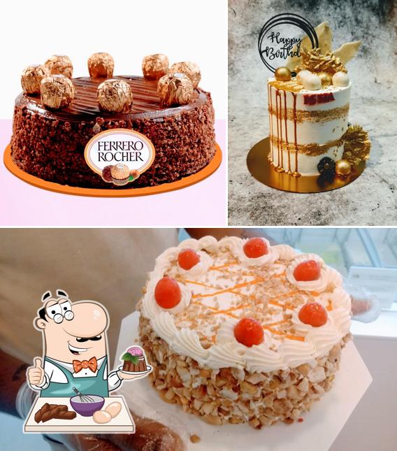 The Cake Shop offers a selection of sweet dishes