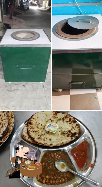 This is the image depicting food and exterior at Tony Amritsari Naan And Kulcha