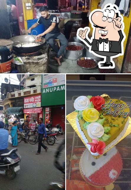 The interior of Annapurna Sweets
