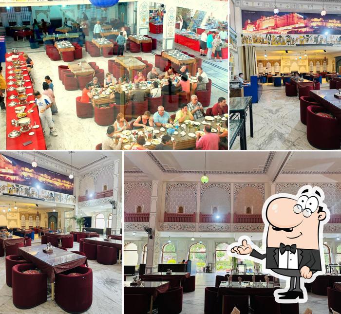 The interior of Pink City Heritage Restaurant