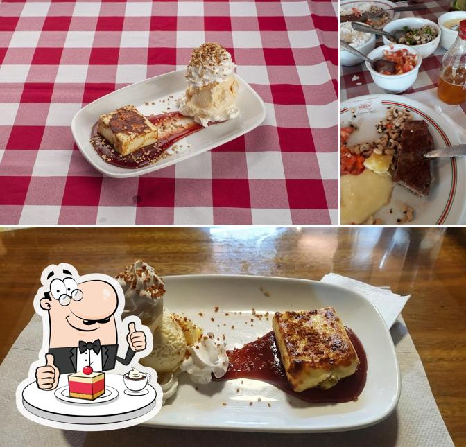 Restaurante Amigos Do Picuí provê uma escolha de pratos doces