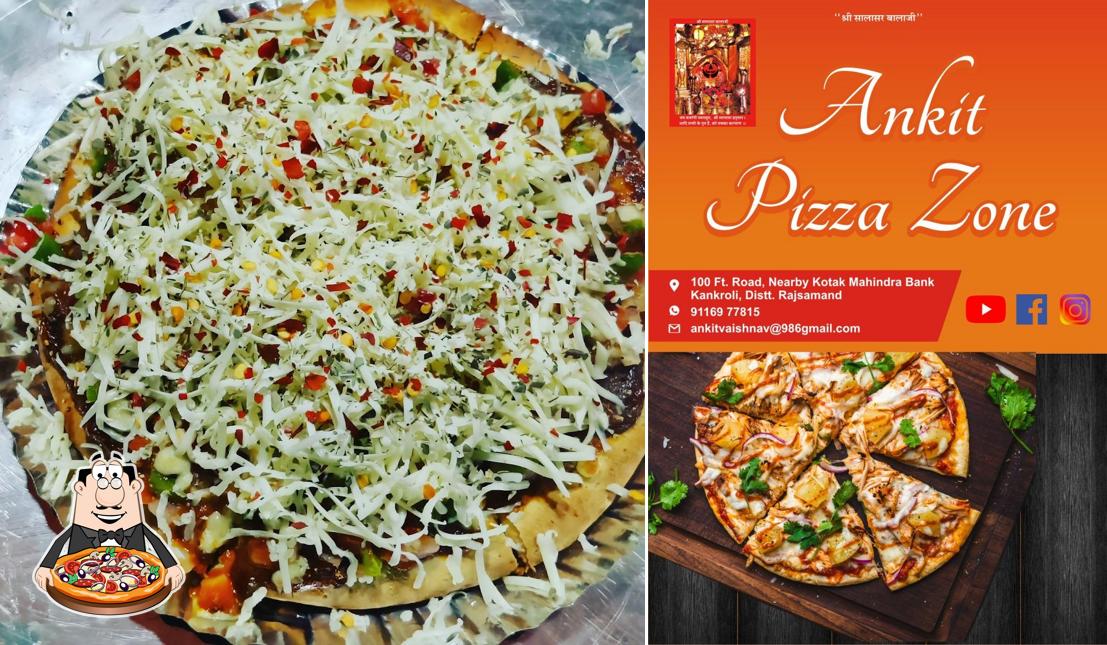 Pick pizza at Ankit pizza zone