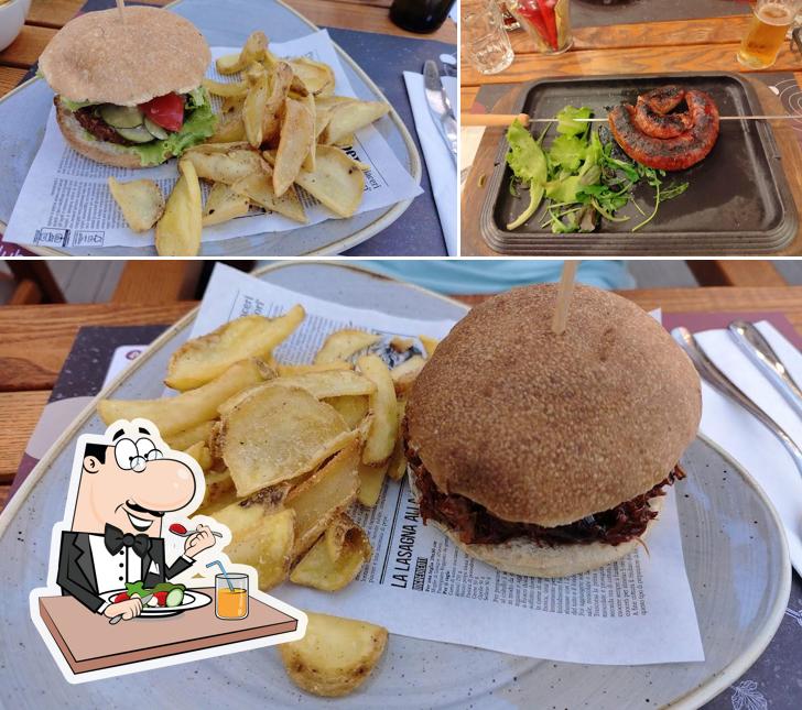 Panino con maiale stirato al Braceria dei Pini