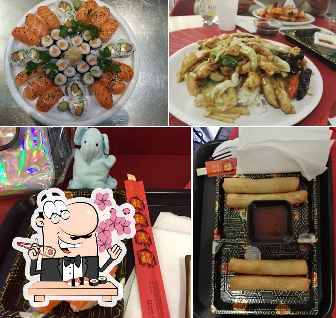 Prenditi le diverse opzioni di sushi