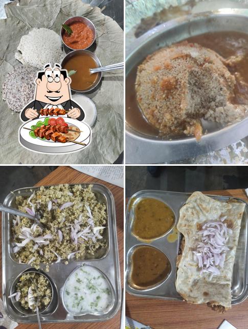 Food at Sri Lakshmi Narasimha millet hotel