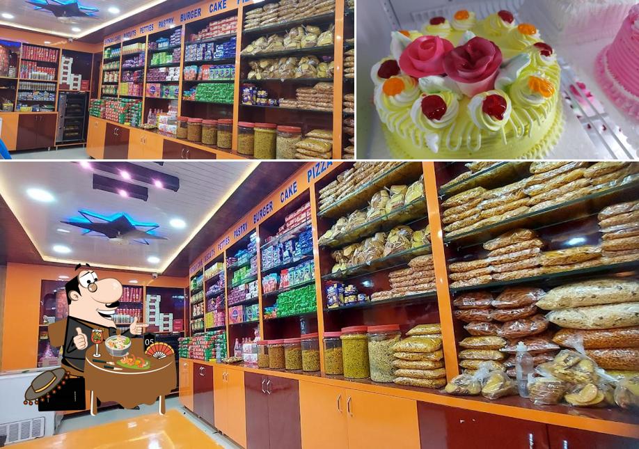 Food at S.L.V Banglore Bakery