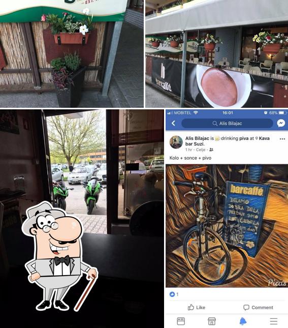 Goditi la vista dall'area esterna di Kava bar Suzi, Suzana Žaler s.p