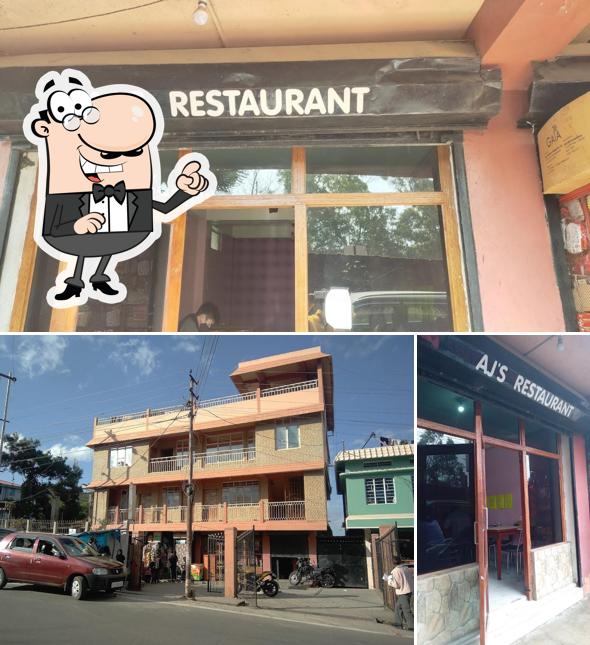 The interior of A/Js Food corner