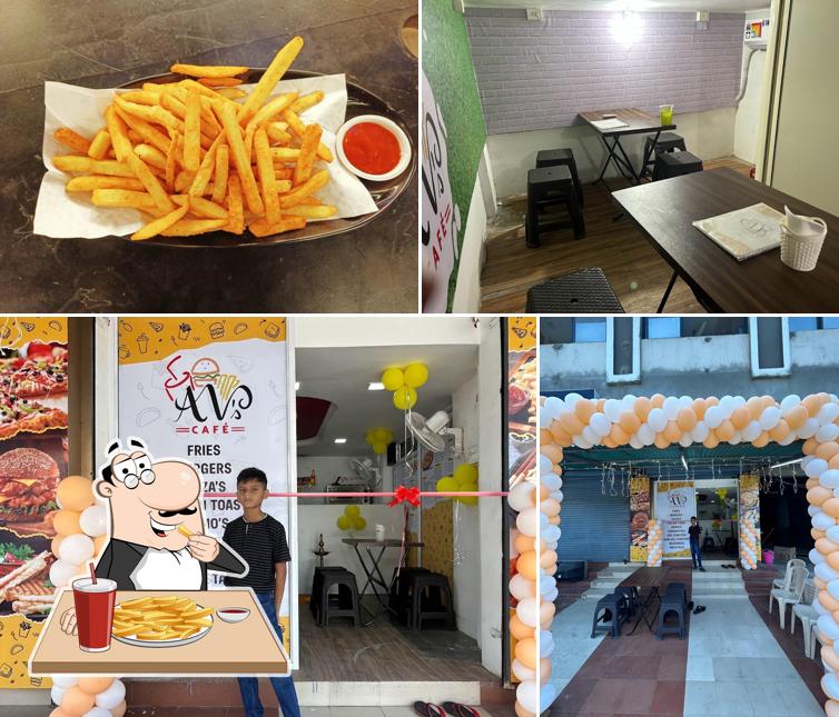 French fries at AV’S CAFE