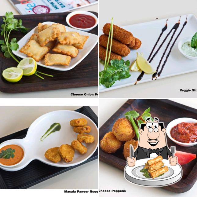 Spring rolls at Cafe Amul