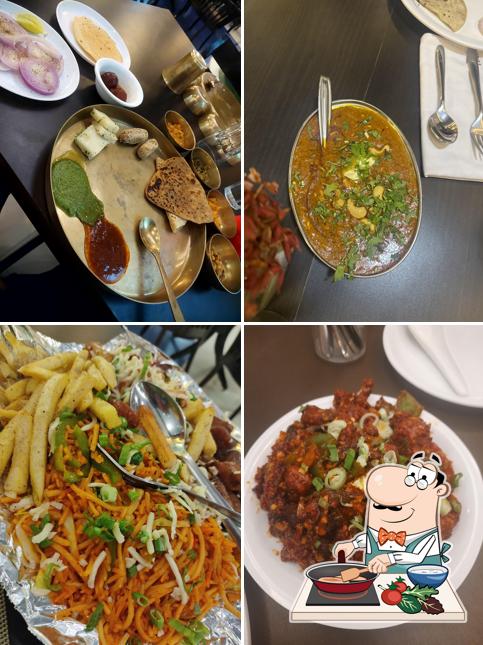 Chicken curry at Hotel Surbhi Mundra
