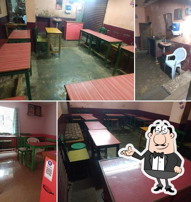 The interior of Lakshmivenkateswara mess