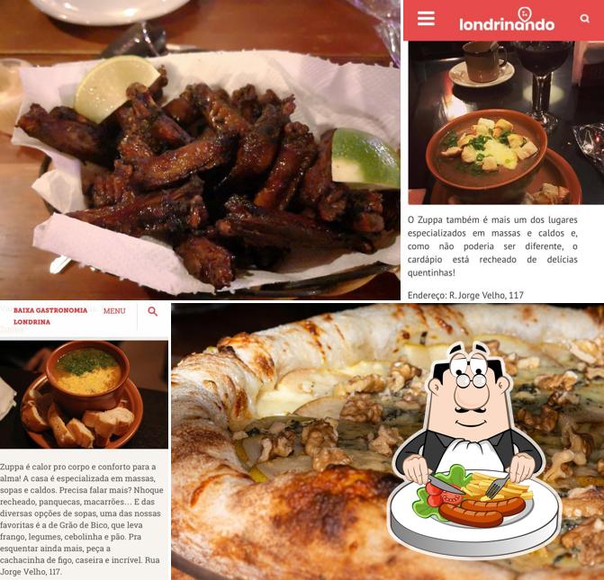 Comida em Zuppa Trattoria