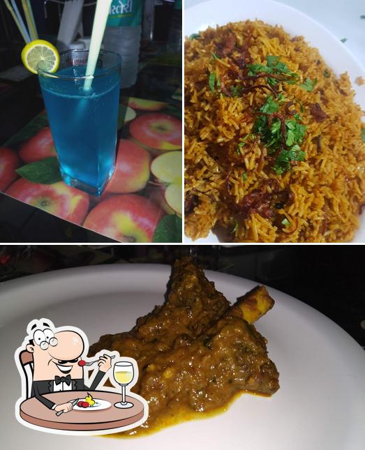 The picture of food and beverage at The Curry Knights family Restaurant