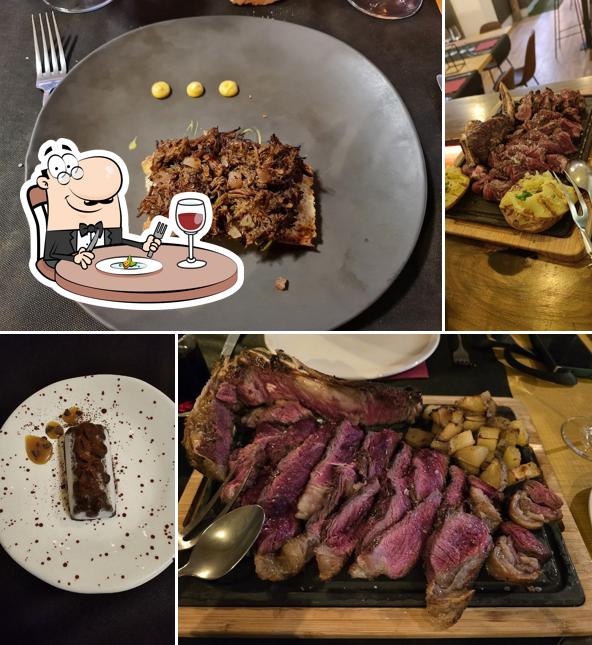 Cibo al Ristorante Bisteccardente