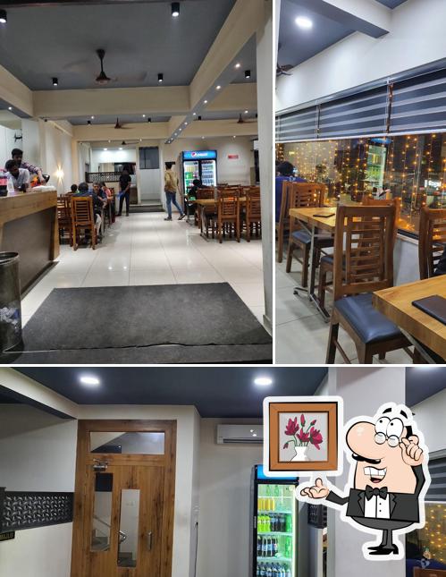 Take a seat at one of the tables at Al Reem Kathrikadav