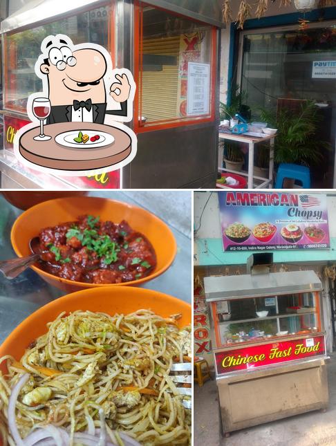 Food at AMERICAN CHOPSY