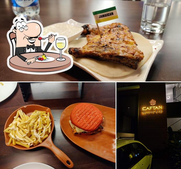 This is the picture depicting food and exterior at Caftan Grill & Cafe