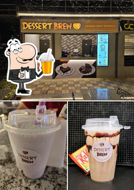 Enjoy a beverage at Dessert Brew Cafè