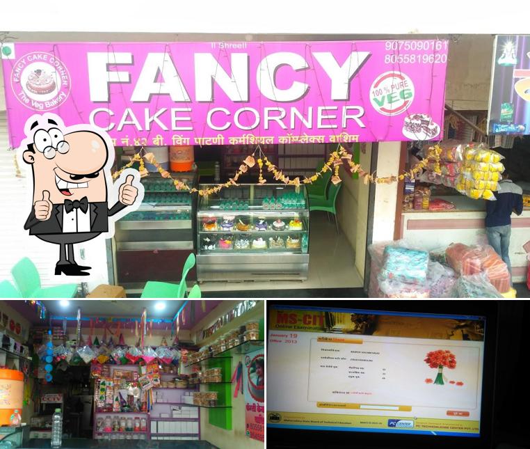 Here's a picture of FANCY Cake Corner