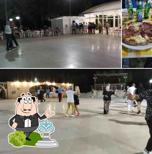 Tra le varie cose da La Ngegna si possono trovare la esterno e cibo