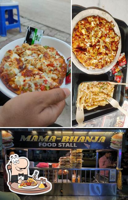 Try out pizza at Mama bhanja food stall