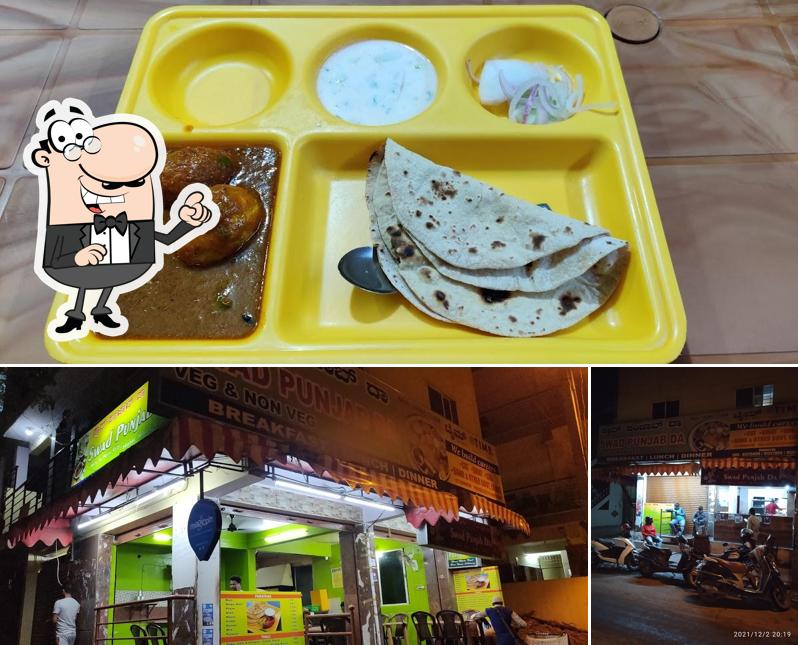 The picture of exterior and food at Swad punjab da
