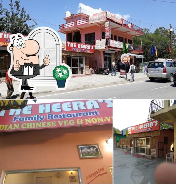 The exterior of The Heera's Family Restaurant