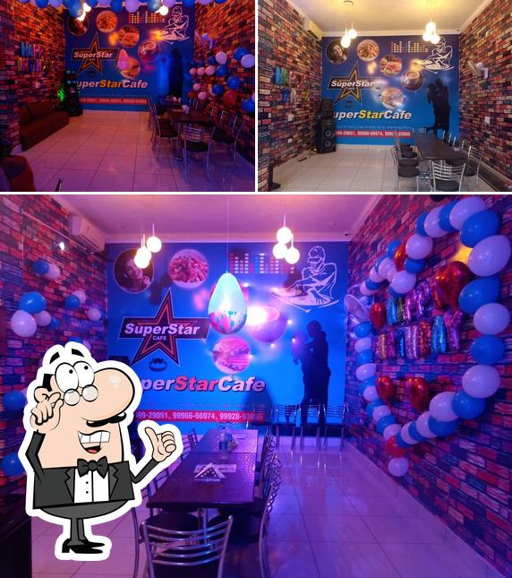 The interior of Superstar cafe